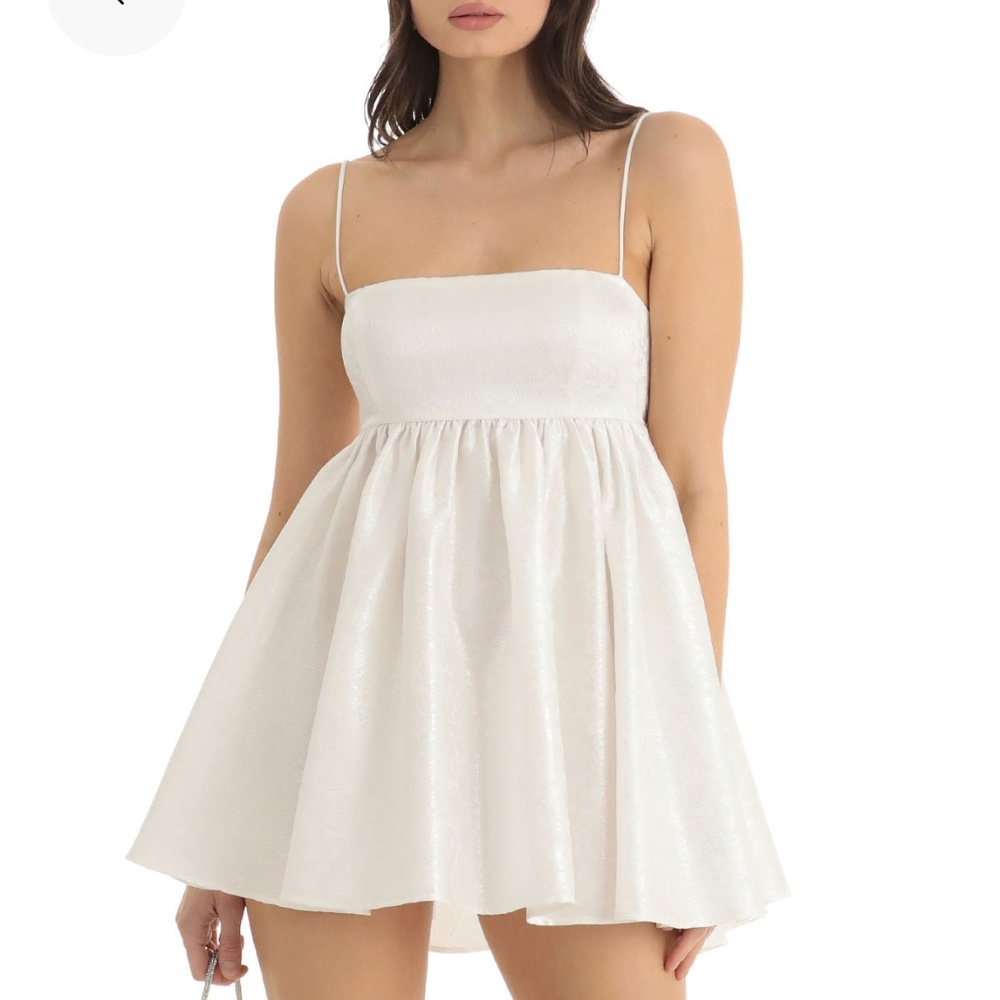 White Baby Doll Dress From Lucy In The Sky Gem